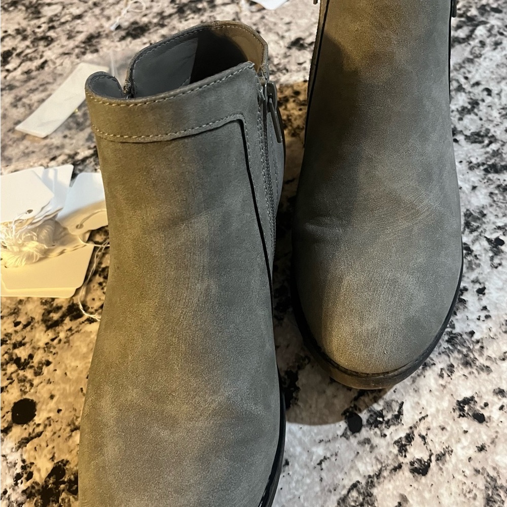 Maurices Gray Ankle Boots